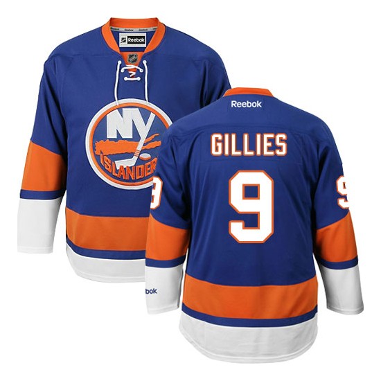 Adult Authentic New York Islanders Clark Gillies Royal Blue Home Official Reebok Jersey
