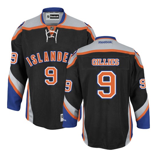 Adult Premier New York Islanders Clark Gillies Black Third Official Reebok Jersey