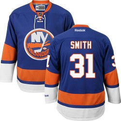 Adult Authentic New York Islanders Billy Smith Royal Blue Home Official Reebok Jersey