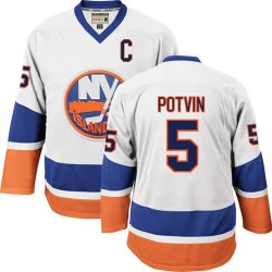 Adult Premier New York Islanders Denis Potvin White Throwback Official CCM Jersey