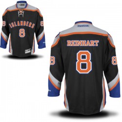 Adult Authentic New York Islanders Griffin Reinhart Black Alternate Official Reebok Jersey