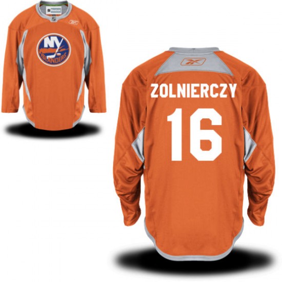 Adult Authentic New York Islanders Harry Zolnierczyk Orange Alternate Official Reebok Jersey