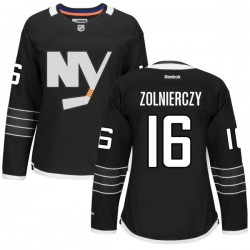 Women's Authentic New York Islanders Harry Zolnierczyk Black Alternate Official Reebok Jersey