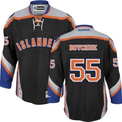 Adult Premier New York Islanders Johnny Boychuk Black Third Official Reebok Jersey