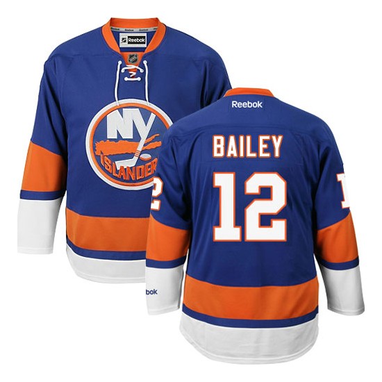 Adult Premier New York Islanders Josh Bailey Royal Blue Home Official Reebok Jersey