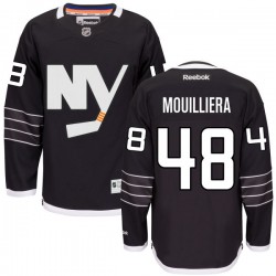 Adult Authentic New York Islanders Kael Mouillierat Black Alternate Official Reebok Jersey