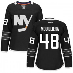 Women's Authentic New York Islanders Kael Mouillierat Black Alternate Official Reebok Jersey