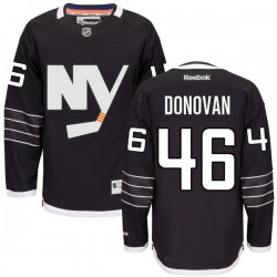Adult Premier New York Islanders Matt Donovan Black Alternate Official Reebok Jersey