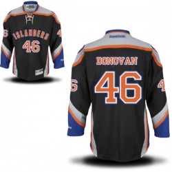 Adult Premier New York Islanders Matt Donovan Black Alternate Official Reebok Jersey