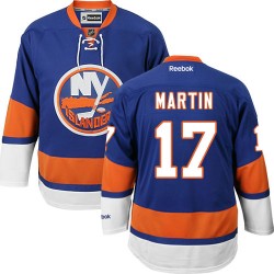 Adult Premier New York Islanders Matt Martin Royal Blue Home Official Reebok Jersey