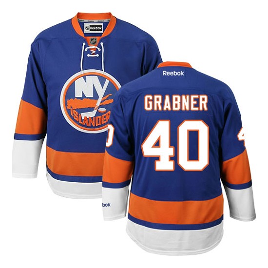 Adult Premier New York Islanders Michael Grabner Royal Blue Home Official Reebok Jersey