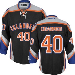 Adult Authentic New York Islanders Michael Grabner Black Third Official Reebok Jersey