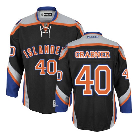 Adult Authentic New York Islanders Michael Grabner Black Third Official Reebok Jersey