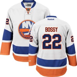 Adult Authentic New York Islanders Mike Bossy White Away Official Reebok Jersey