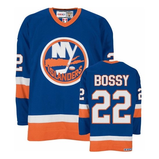 Adult Premier New York Islanders Mike Bossy Royal Blue Throwback Official CCM Jersey