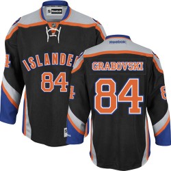 Adult Authentic New York Islanders Mikhail Grabovski Black Third Official Reebok Jersey