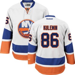 Adult Premier New York Islanders Nikolay Kulemin White Away Official Reebok Jersey