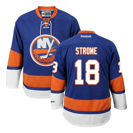 Adult Authentic New York Islanders Ryan Strome Royal Blue Home Official Reebok Jersey