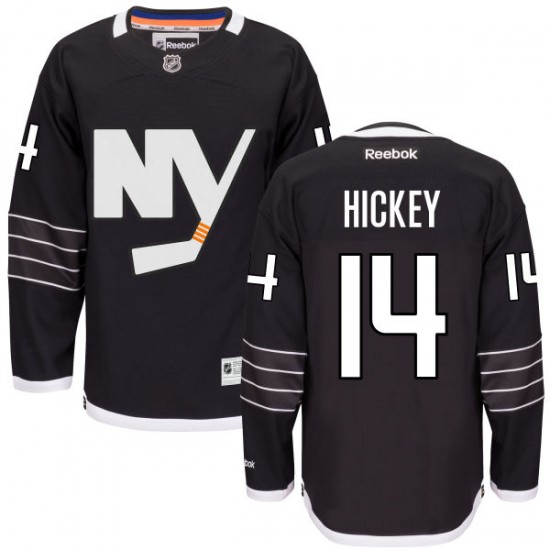 Adult Premier New York Islanders Thomas Hickey Black Alternate Official Reebok Jersey