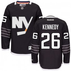 Adult Authentic New York Islanders Tyler Kennedy Black Alternate Official Reebok Jersey