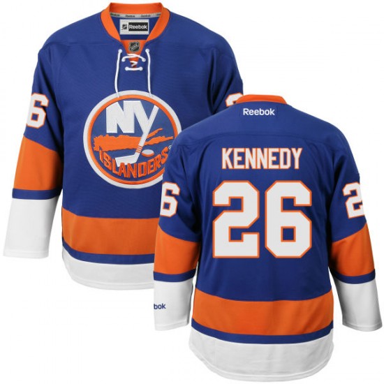 Adult Authentic New York Islanders Tyler Kennedy Royal Blue Home Official Reebok Jersey