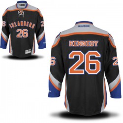 Adult Premier New York Islanders Tyler Kennedy Black Alternate Official Reebok Jersey