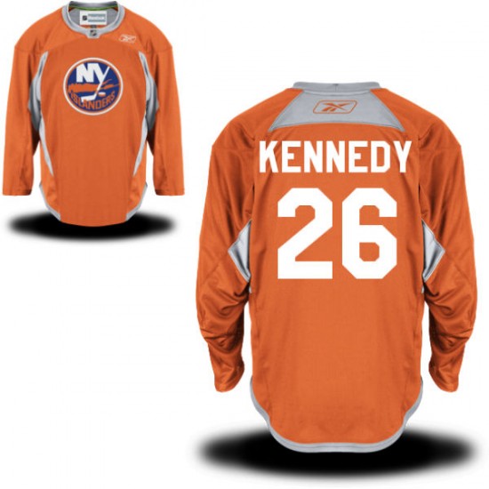 Adult Premier New York Islanders Tyler Kennedy Orange Alternate Official Reebok Jersey