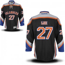Adult Premier New York Islanders Anders Lee Black Alternate Official Reebok Jersey