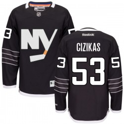 Adult Premier New York Islanders Casey Cizikas Black Alternate Official Reebok Jersey