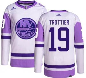 Adult Authentic New York Islanders Bryan Trottier Hockey Fights Cancer Official Adidas Jersey