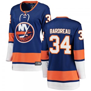 Women's Breakaway New York Islanders Cole Bardreau Blue Home Official Fanatics Branded Jersey