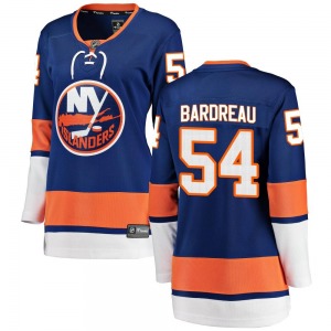 Women's Breakaway New York Islanders Cole Bardreau Blue Home Official Fanatics Branded Jersey