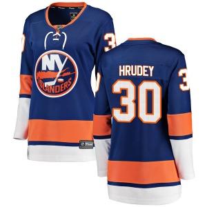 Women's Breakaway New York Islanders Kelly Hrudey Blue Home Official Fanatics Branded Jersey