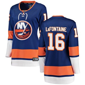 Women's Breakaway New York Islanders Pat LaFontaine Blue Home Official Fanatics Branded Jersey