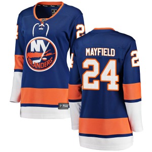 Women's Breakaway New York Islanders Scott Mayfield Blue Home Official Fanatics Branded Jersey