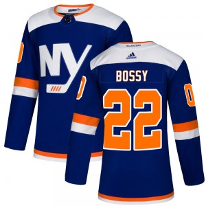 Youth Authentic New York Islanders Mike Bossy Blue Alternate Official Adidas Jersey