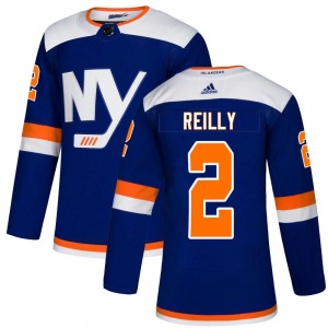 Youth Authentic New York Islanders Mike Reilly Blue Alternate Official Adidas Jersey