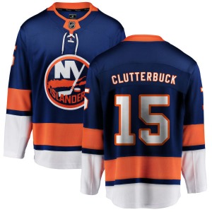 Youth Breakaway New York Islanders Cal Clutterbuck Blue Home Official Fanatics Branded Jersey