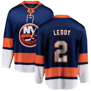 Adult Breakaway New York Islanders Nick Leddy Blue Home Official Fanatics Branded Jersey