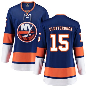 Women's Breakaway New York Islanders Cal Clutterbuck Blue Home Official Fanatics Branded Jersey