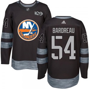 Adult Authentic New York Islanders Cole Bardreau Black 1917-2017 100th Anniversary Official Jersey