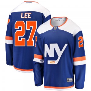 Youth Breakaway New York Islanders Anders Lee Blue Alternate Official Fanatics Branded Jersey