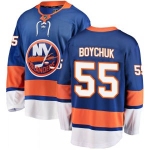 Youth Breakaway New York Islanders Johnny Boychuk Blue Home Official Fanatics Branded Jersey