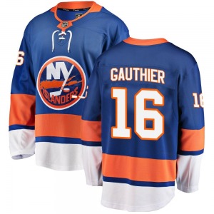 Youth Breakaway New York Islanders Julien Gauthier Blue Home Official Fanatics Branded Jersey