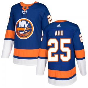 Adult Authentic New York Islanders Sebastian Aho Royal Home Official Adidas Jersey