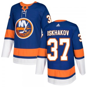 Adult Authentic New York Islanders Ruslan Iskhakov Royal Home Official Adidas Jersey