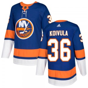 Adult Authentic New York Islanders Otto Koivula Royal Home Official Adidas Jersey