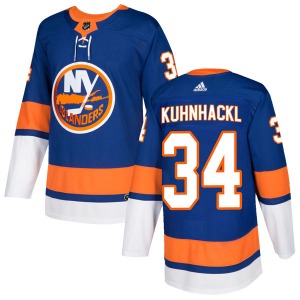 Adult Authentic New York Islanders Tom Kuhnhackl Royal Home Official Adidas Jersey