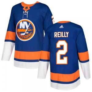 Adult Authentic New York Islanders Mike Reilly Royal Home Official Adidas Jersey