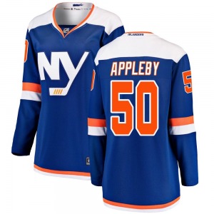 Women's Breakaway New York Islanders Kenneth Appleby Blue Alternate Official Fanatics Branded Jersey